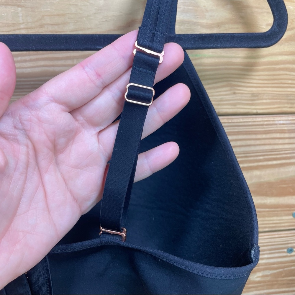 Aerie Womens 38DD Bra Real Me Wireless Black Adjustable Bra - Picture 3 of 6